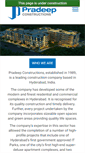 Mobile Screenshot of pradeepconstructions.com